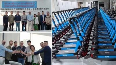 Партнерское соглашение NAVEE и Dott для внедрения скутеров V1 Pro нового поколения, коренным образом меняющих городскую мобильность 